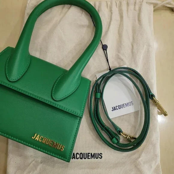 Jacquemus Green `Le Chiquito Moyen" Bag - Picture 2 of 3